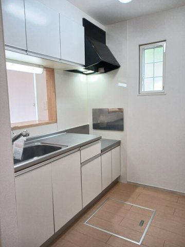 パストラーレ　ムジカ　Ⅰのキッチン|コンパクトなキッチンで掃除もラクラク