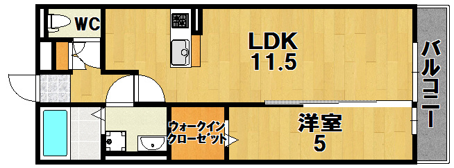 コム　アニモの間取り