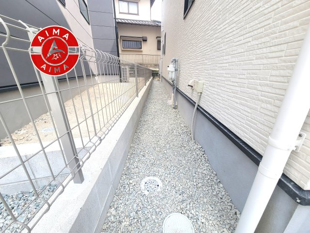 春日市白水ヶ丘2丁目第5-2棟（2号棟）の外観|お庭で自由な時間を過ごせます。
