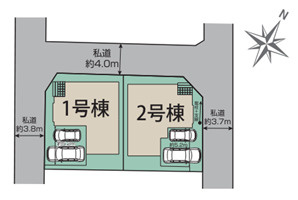 【区画図】 | 船橋市高野台三丁目　新築分譲住宅２号棟 | 船橋市高野台３丁目　２号棟