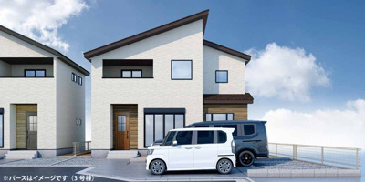 【外観パース】 | 綾瀬市深谷南1期 新築戸建 全3棟