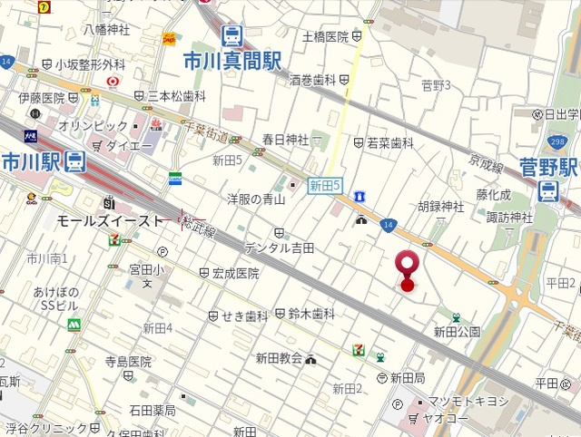 メゾン　ボ・ヌールの地図|★案内図★
