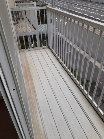 パレス緒川　　刈谷市近郊の賃貸ならクラスホーム刈谷店のバルコニー|バルコニーからの眺めを楽しみながら食事をしませんか