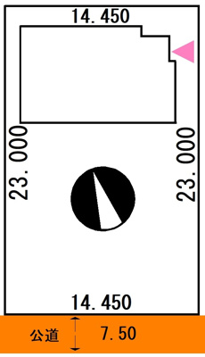 【区画図】 | 昭和北2丁目190-2206売家