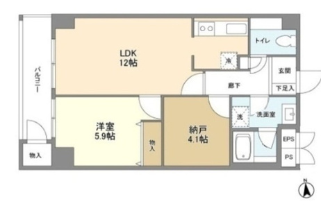 【間取り】 | カルチェ恵比寿