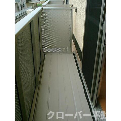 Ｍｕｓｅａ八幡Ｂのバルコニー