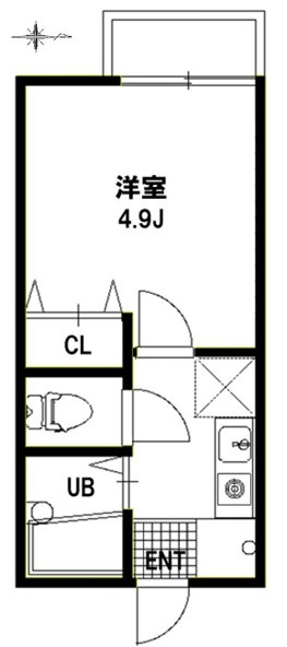 カーサベルデ中野の間取り