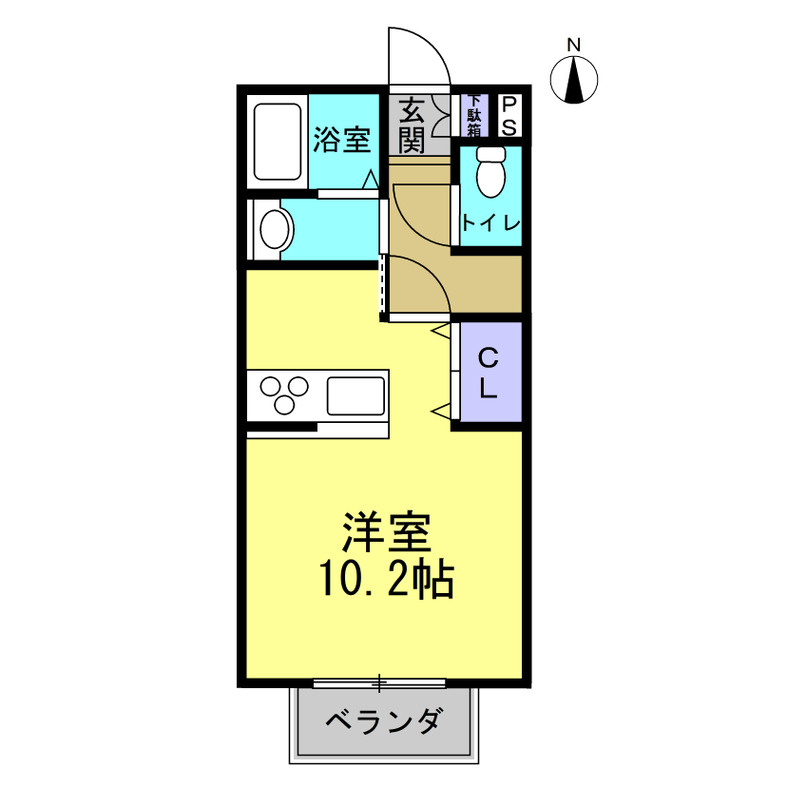 ボヌールMの間取り