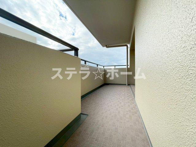 モンテベルデ吹田のバルコニー|落ち着いた時間を過ごせるバルコニーです