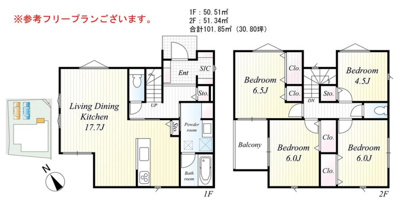 【参考プラン】 | 西舞子９丁目　期間限定土地