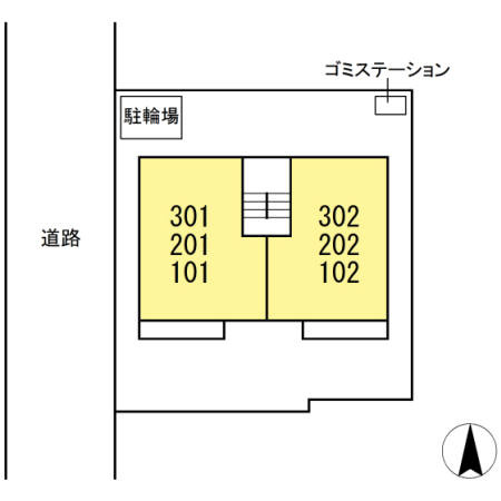 Ｄ－ｒｏｏｍともえの区画図