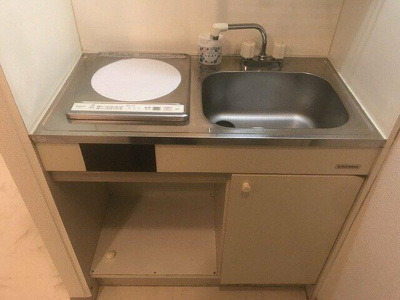 【キッチン】 | スカイノブレ御徒町 | 1口IHコンロ 