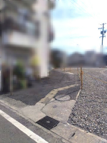 ６６４１３　岐阜市上川手土地の前面道路含む現地写真