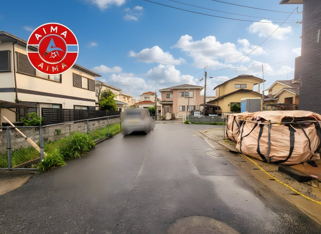 福岡市南区西長住2丁目第1-1棟（1号棟）の外観：施工例|前面道路です。