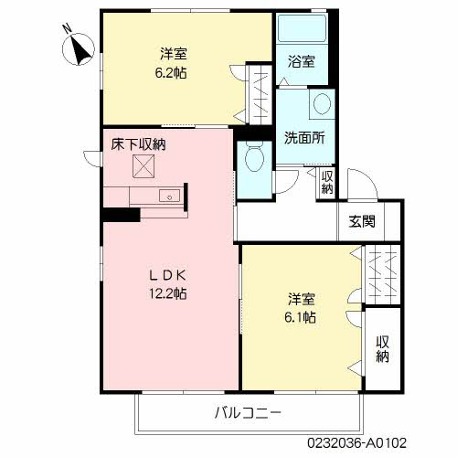 メゾンスリーゼⅢの間取り