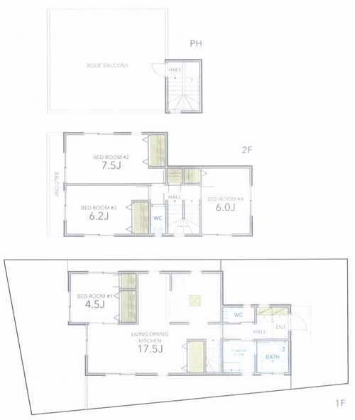 横浜市戸塚区汲沢町　中古戸建ての外観パース