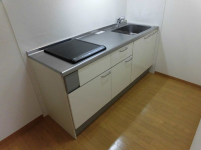 【キッチン】 | アネシス新大阪 | 2口コンロ設置済みのシステムキッチンです