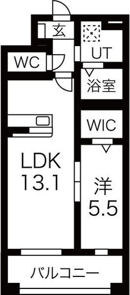 RⅦ(アールセブン)の間取り