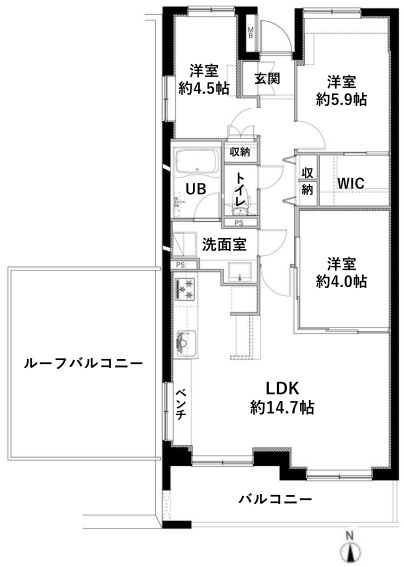 蓮根城北公園パークホームズ