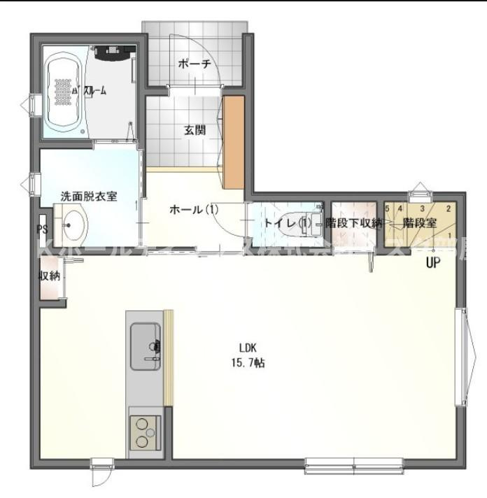 厚中町貸家A号の間取り