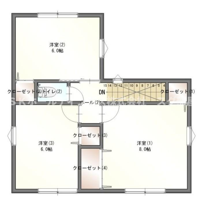 厚中町貸家A号の間取り