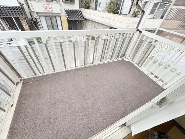 神戸市長田区西山町4丁目のバルコニー