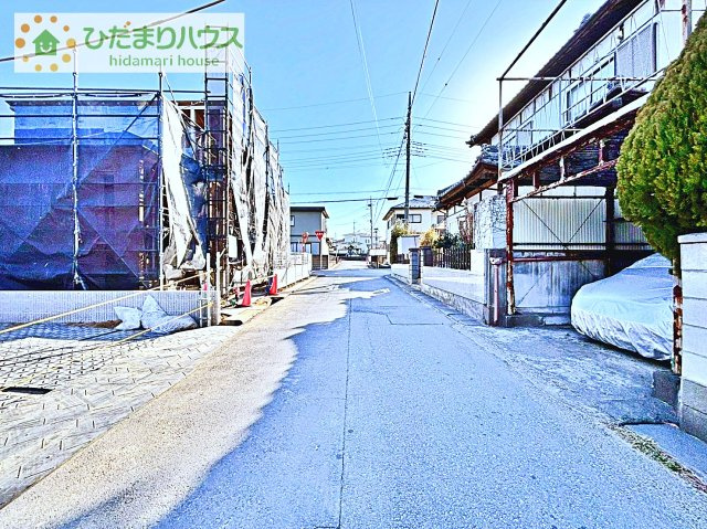 【前面道路含む現地写真】 | 土浦市天川1丁目3期　新築戸建　1号棟 | （1/30撮影）