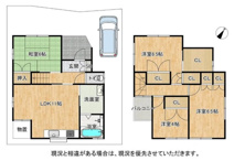 枚方市東香里元町　中古戸建ての画像