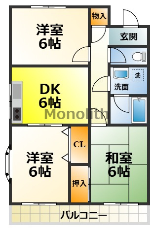 プレタメゾンFの間取り