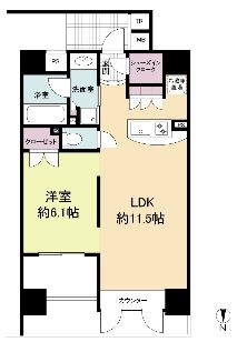 【間取り】 | プライムアーバン堺筋本町