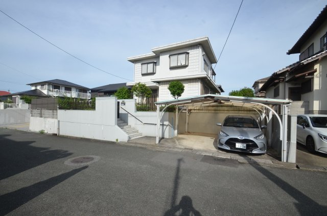 土地（若松区高須北1丁目6-22）の前面道路含む現地写真|前面道路6m