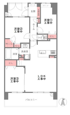 ビープレイスB棟の間取り