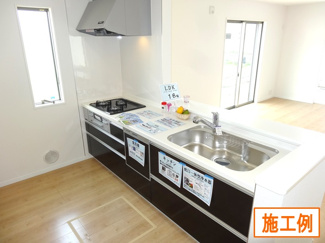 【キッチン】 | 横浜市泉区和泉町　新築戸建　全1棟 | 同施工会社施工例