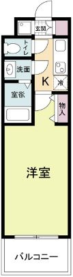 アーバンフラッツ心斎橋の間取り