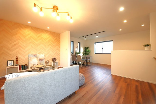 江戸川区東葛西４丁目　新築戸建て　全１棟の居間・リビング