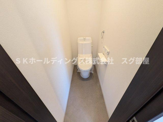 厚中町貸家D号のトイレ