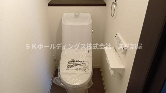 厚中町貸家D号のトイレ