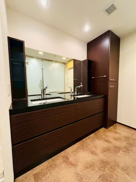 コンフォールヒルズ衣笠金閣寺道の独立洗面台