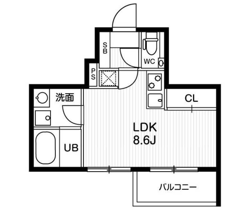 モアリッシェル代官山青葉台　敷金０　礼金0　ネット無料の間取り