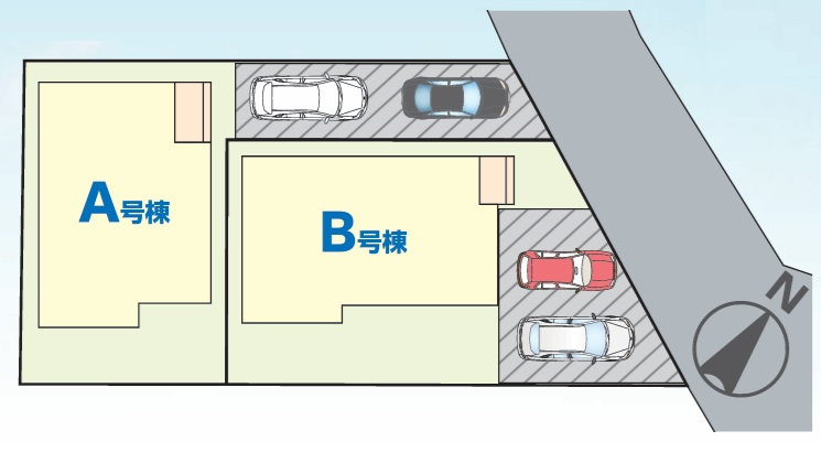 八千代市上高野Iの区画図