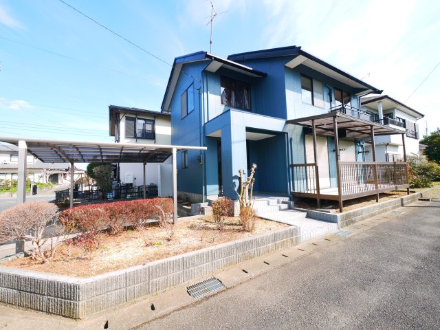 茂原市法目　中古戸建の外観|内装一部リフォーム済み令和8年1月 ミサワホーム施工 リビング約18帖 オール電化 カーポート2台