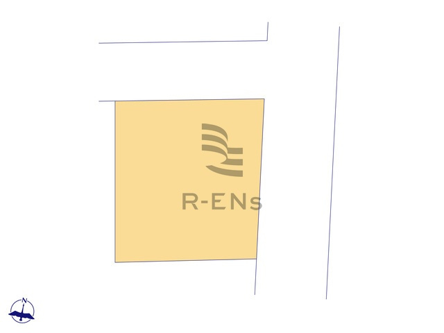 【区画図】 | 練馬区北町５丁目　新築戸建て | 北側通路で角地のような開放感があり、陽当たりも良好
