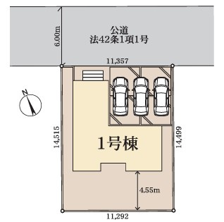 【区画図】 | Livele Garden.S深谷市岡里第3　新築住宅