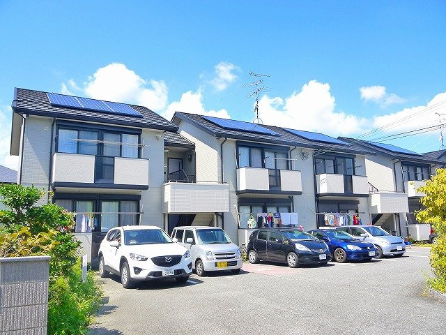 グローバルハイツ鳩之門Aの外観|キレイな外観です。