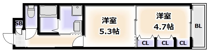 グランツあびこⅢの間取り