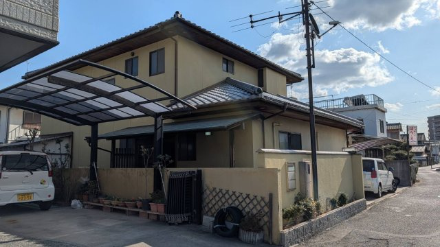 倉敷市北浜町　中古戸建の外観|建物面積約５９坪。間取り７ＤＫ＋Ｓです。