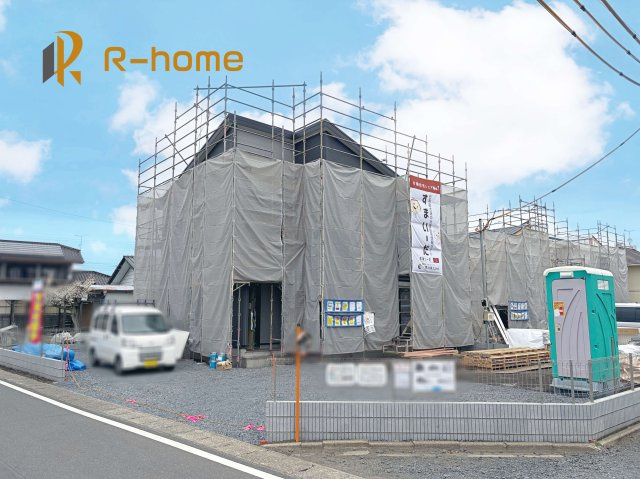 常陸大宮市中富町第3　新築戸建て　1号棟の外観|ご予約を頂ければ、『平日』はもちろん『早朝』や『夜間』もご見学可能です♪お気軽にお申し付けください♪