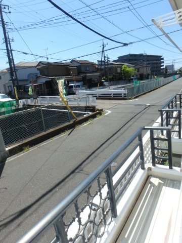 クレセントハウスのバルコニー