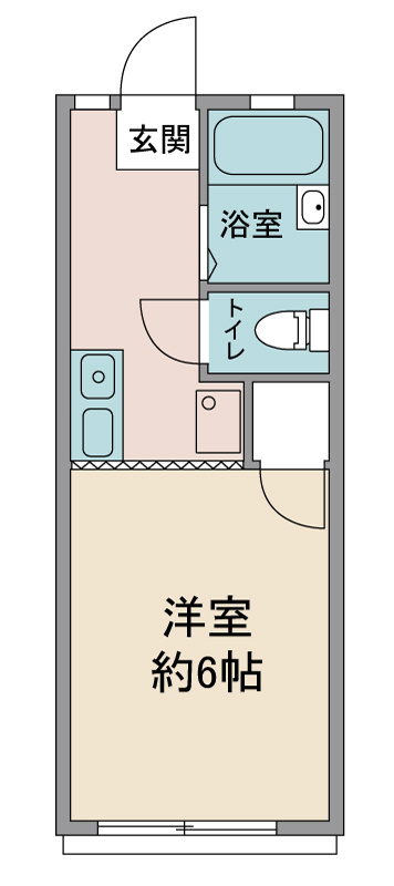 クレセントハウスの間取り