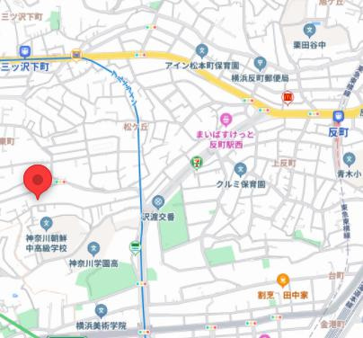 サンライズガーデンの地図